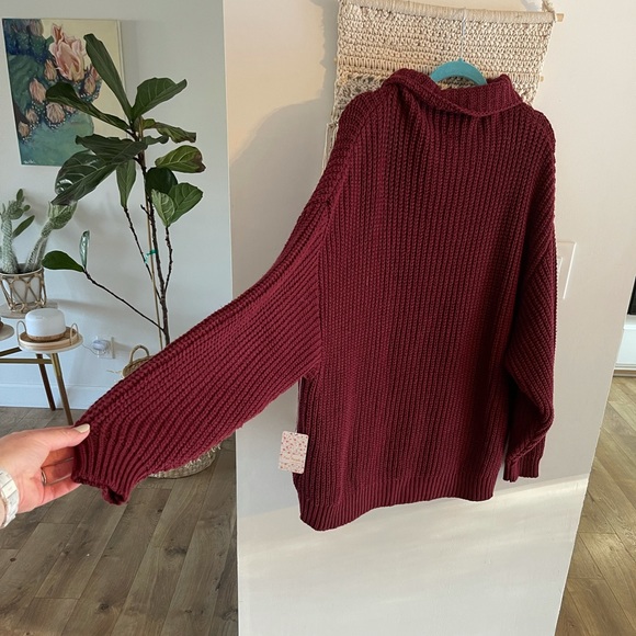 SOLD. Free People Swim Too Deep Sweater - Picture 8 of 9